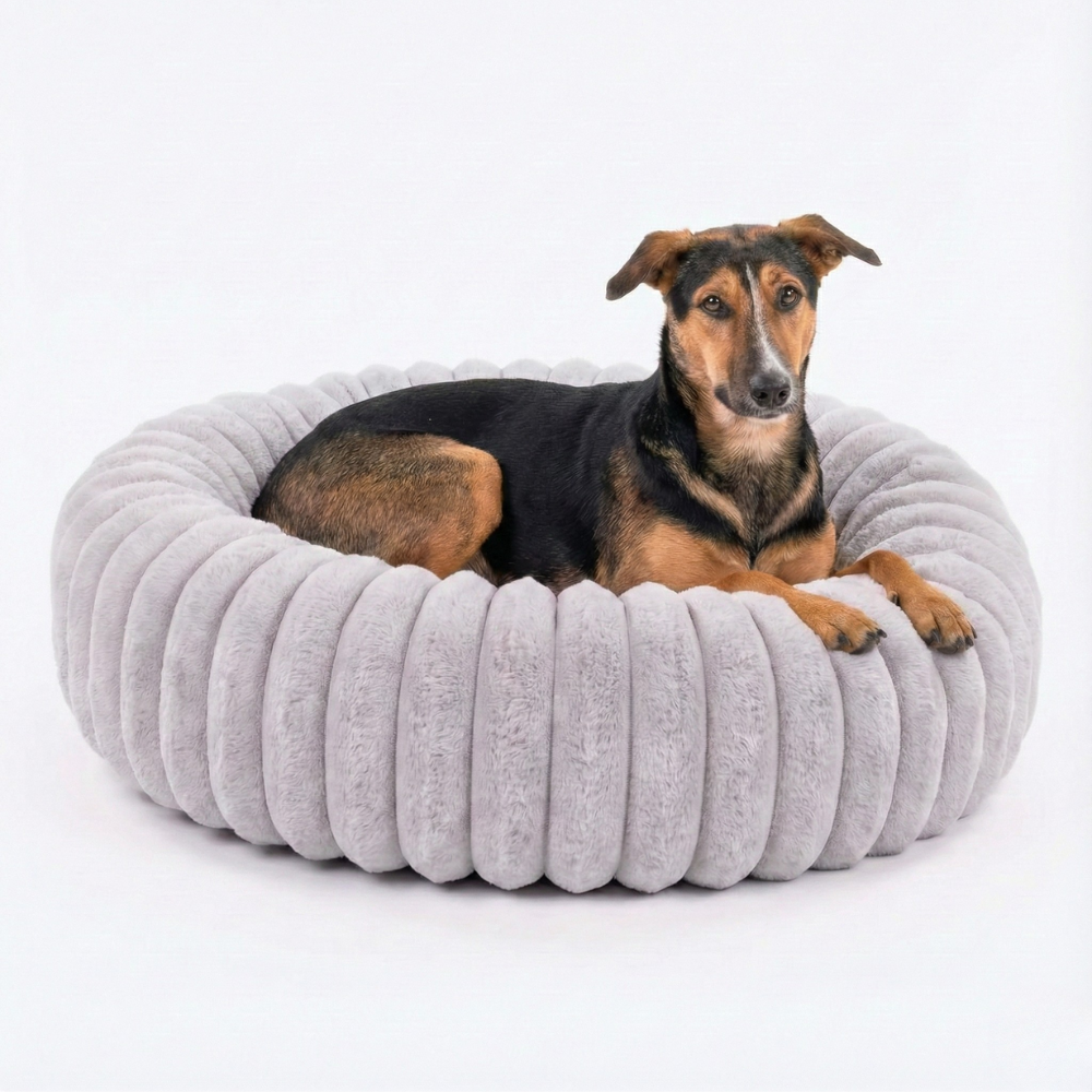 Gray Cloud Dog Bed