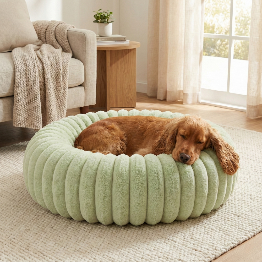 Green Cloud Dog Bed