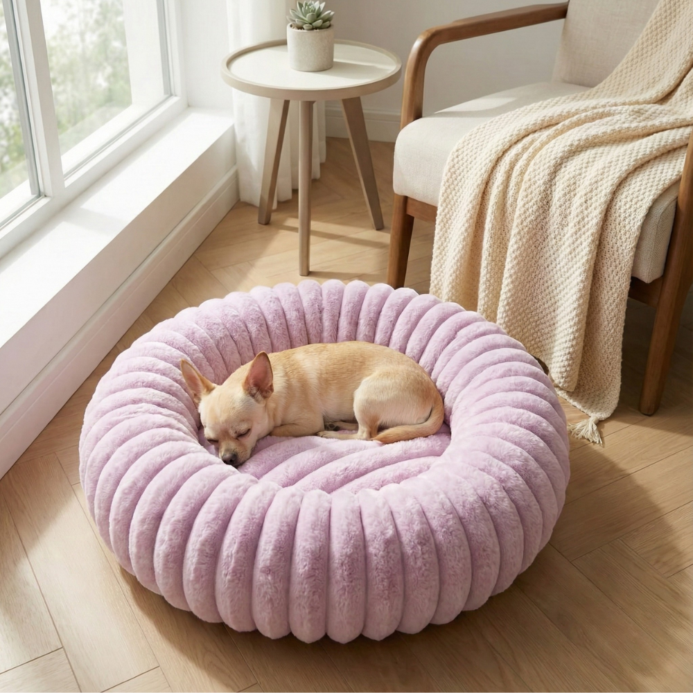 Purple Cloud Dog Bed