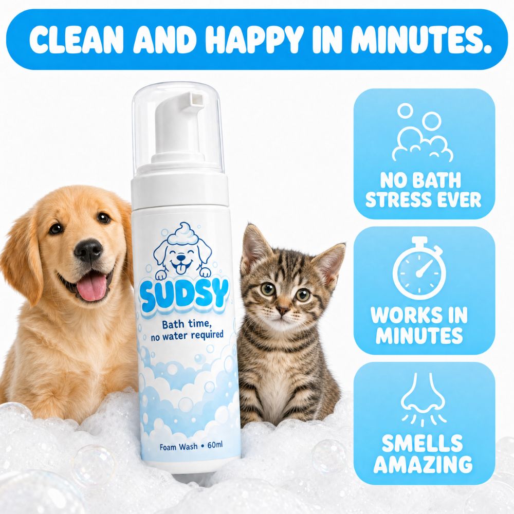 Sudsy | Waterless foam shampoo