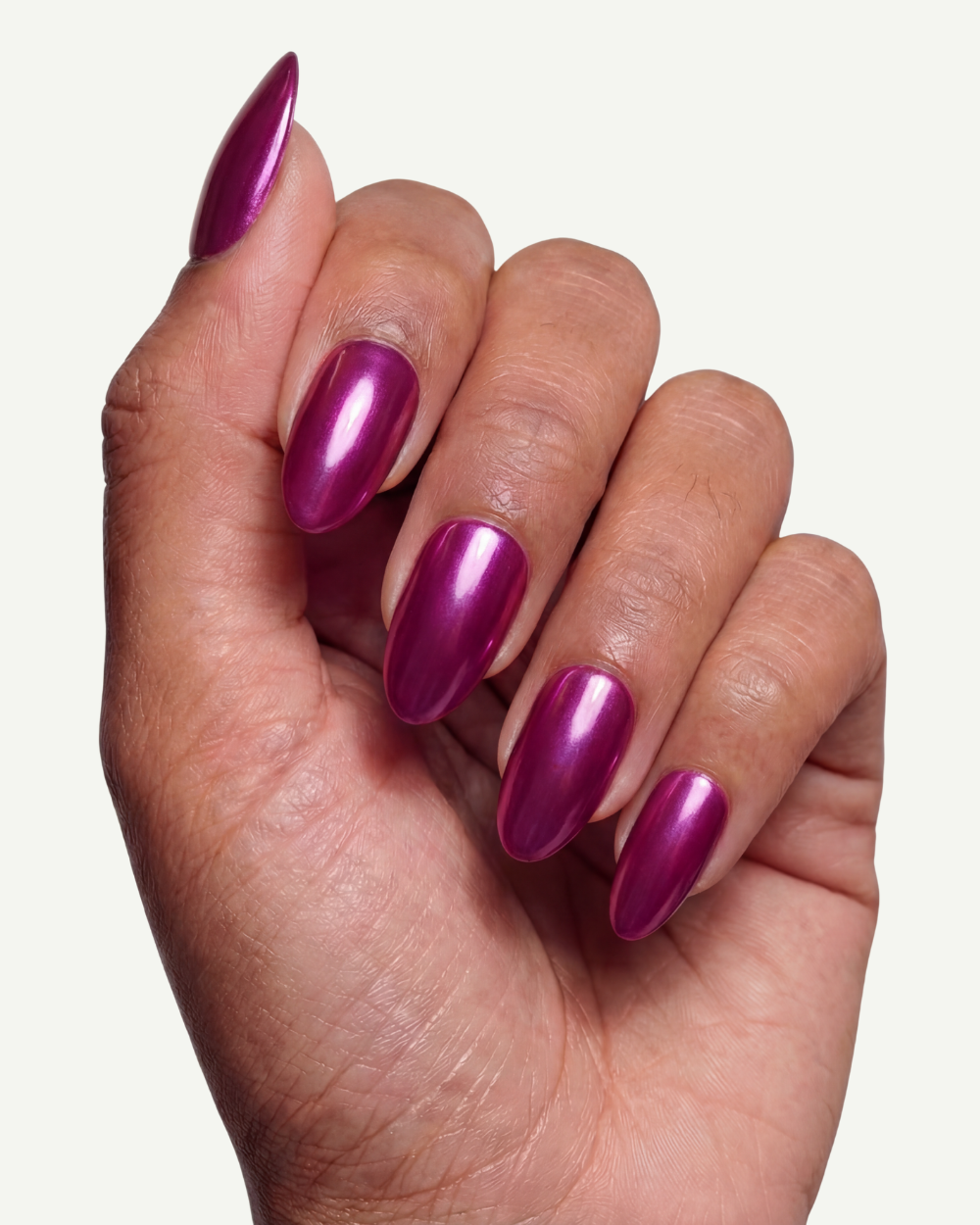 The Bugambilia Chrome Almond Press-Ons